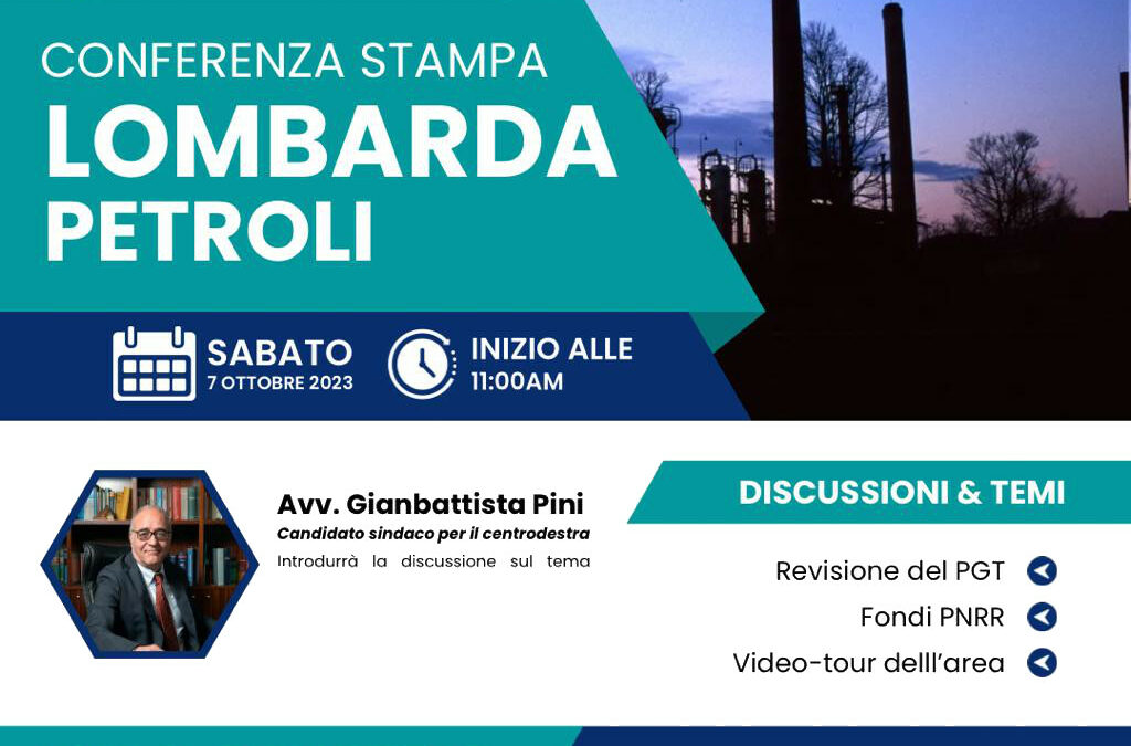 Conferenza stampa Lombarda Petroli