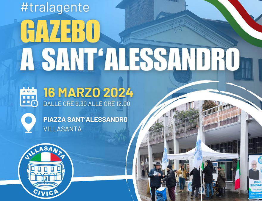 Gazebo a Sant’Alessandro