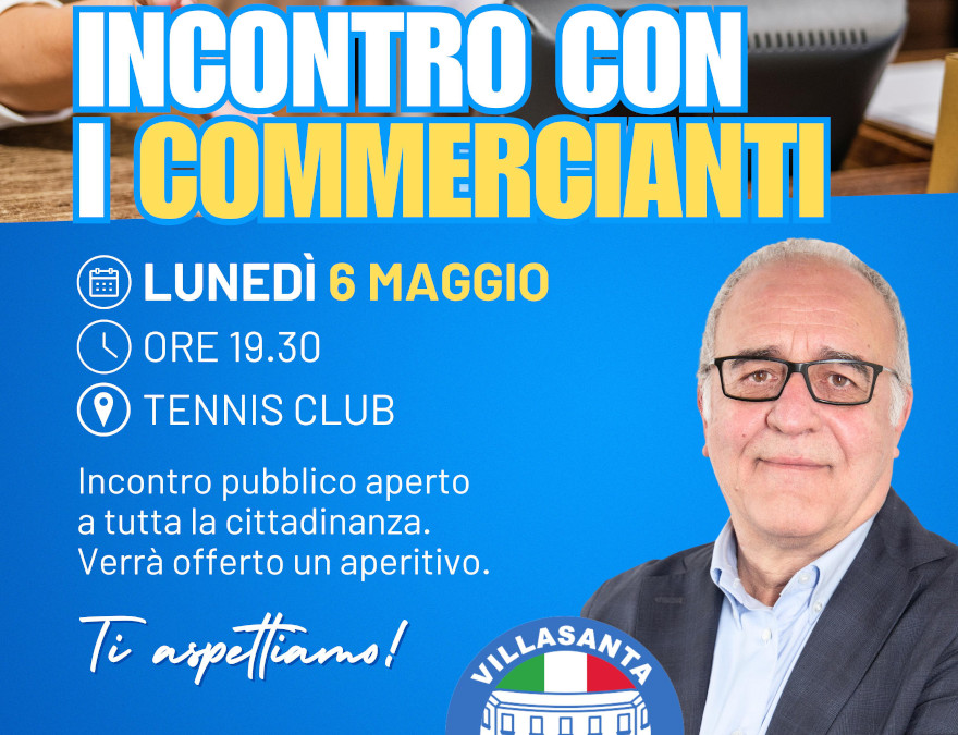 Incontro con i commercianti