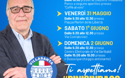 Appuntamenti settimana 30 maggio – 2 giugno